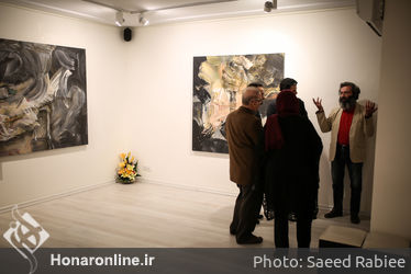 افتتاحیه نمایشگاه نقاشی های سعید رفیعی منفرد در گالری ساربان