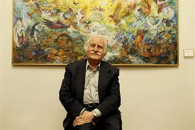 آهویی ماند و پیکری خونی، اسب ماند و «غروب فرشچیان...»
