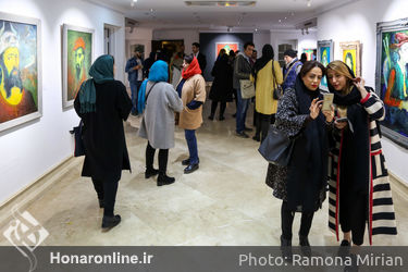 نمایشگاه نقاشی‌های ابراهیم فرجی در گالری کاما