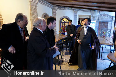مراسم اهدای لوح به شرکت کنندگان نمایشگاه آینه دار دوران