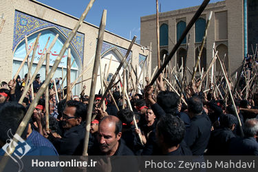 مراسم سنتی مذهبی قالیشویان در مشهد اردهال کاشان