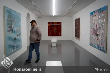 افتتاحیه نمایشگاه نقاشی‌های آنه محمد تاتاری در گالری اعتماد