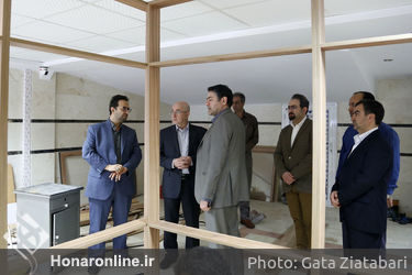 بازدید علی مرادخانی از ساختمان جدید دفتر موسیقی 