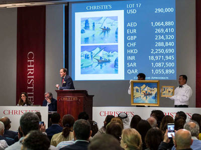 Christie's Auctions in Dubai:  Iranian art reach new heights