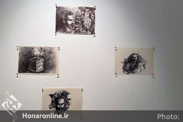 نمایشگاه آثار سرمه عرب در گالری ویستا