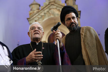 مراسم تجلی دوستی و الفت مسلمانان و مسیحیان 