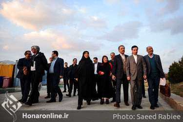 مراسم کاشت درخت در برج میلاد تهران