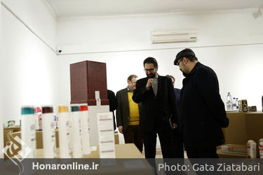 بازدید معاون هنری وزارت فرهنگ و ارشاد اسلامی از نمایشگاه سرو نقره ای