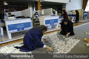 برپایی مسابقه زنده طراحی لباس اجتماع بانوان در تالار وحدت