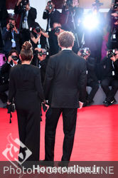 093 John C. Reilly and Alison Dickey walk the red carpet ahead of the _The Sisters Brothers_ screening during the 75th Venice Film Festival