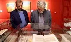 بازدید وزیر فرهنگ و ارشاد اسلامی از نمایشگاه مشترک ایران و چین 