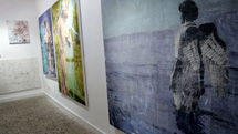 Amir Naser Akhlaghi painting exhibit in Homa Gallery