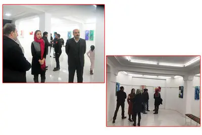 "خیلی دور" در گالری بهزاد قائم‌شهر افتتاح شد 