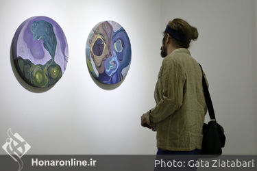 نمایش نقاشی های مهتاب مولوی در گالری مهروا