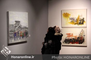 نمایشگاه آثار ماندانا کسرایی و پریسا شیرزادی در گالری آس