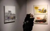 نمایشگاه آثار ماندانا کسرایی و پریسا شیرزادی در گالری آس