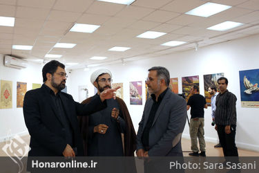افتتاحیه نمایشگاه دفاع مقدس در خانه هنرمندان