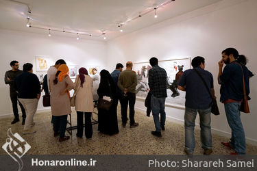 افتتاحیه نمایشگاه آثار حمید بهرامی در گالری هما