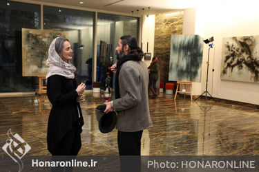 نمایشگاه نقاشی‌های پانته‌آ سیروس در ساختمان دیپلمات