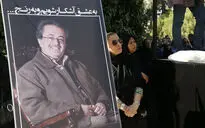 مراسم تشییع زنده‌یاد ناصر فرهودی در تالار وحدت