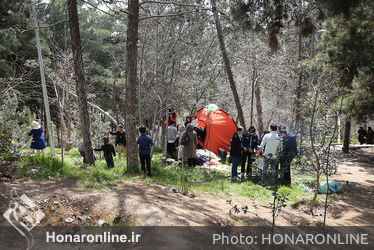 روز طبیعت در بوستان آب آتش تهران