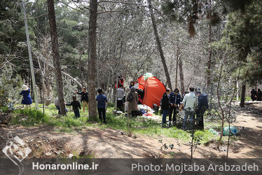 روز طبیعت در بوستان آب آتش تهران