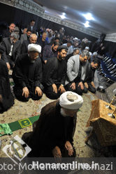 مراسم گرامى‌داشت هفتمین شب شهادت امام حسین (ع) در موسسه توسعه هنرهای معاصر