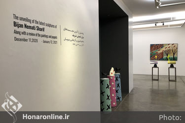 نمایشگاه انفرادی حجم بیژن نعمتی شریف در گالری شیرین