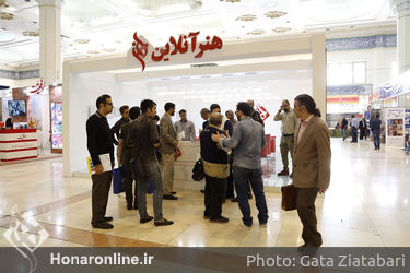 غرفه هنرآنلاین در دومین روز بیست و سومین نمایشگاه مطبوعات