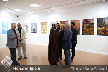 افتتاحیه نمایشگاه دفاع مقدس در خانه هنرمندان