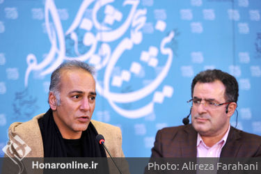 نشست خبری فیلم سینمایی آباجان در روز چهارم سی و پنجمین جشنواره فیلم فجر در مرکز همایش های برج میلاد (12)