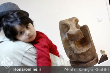 نمایشگاه مجسمه های جمشید مرادیان و شاگردانش در فرهنگسرای ابن سینا