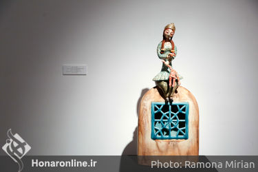 نمایشگاه آثار بهزاد اژدری در گالری اعتماد باغ نگارستان