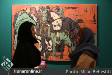 نمایشگاه آثار نازنین بخشنده در گالری آرت سنتر