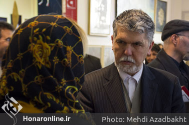 بازدید وزیر فرهنگ و ارشاد اسلامی از بخش "چارسوی هنر"