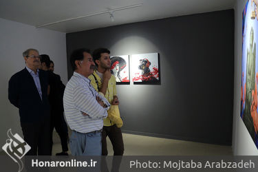 نمایشگاه دو نفره آثار نقاشی حمید زارع و الناز صباغ‌پور در گالری ژاله