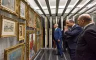 Iraqi minister of culture visits visits Iran National Museum 