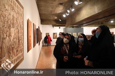 نمایشگاه نگاره‌های چوبی (هیما) در فرهنگسرای نیاوران