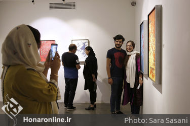 نمایشگاه نقاشی آناهیتا غضنفری در گالری شیرین