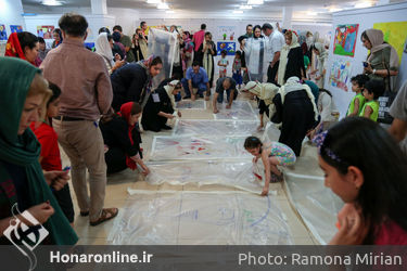 دومین روز جشنواره هنرهای تجسمی کودک و نوجوان در هنرکده لنا