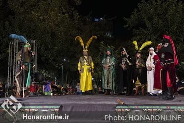 تعزیه «حر ریاحی» در مقابل تالار وحدت