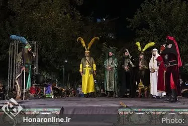 تعزیه «حر ریاحی» در مقابل تالار وحدت