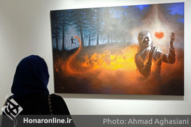 نمایشگاه نقاشی الیکا کشاورز در گالری نگر
