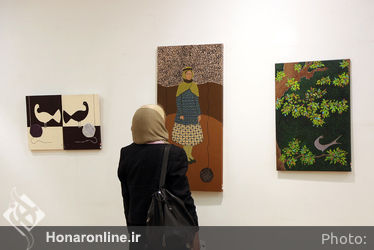  نهمین کارنمای پژوهشی انجمن هنرمندان نقاش ایران در خانه هنرمندان