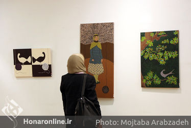  نهمین کارنمای پژوهشی انجمن هنرمندان نقاش ایران در خانه هنرمندان