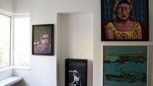 Maryam Aghaei Painting on Display at Farmanfarma Gallery