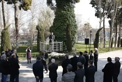 تشییع پیکر عبدالکریم مهرافشان آهنگساز پیشکسوت از تالار وحدت