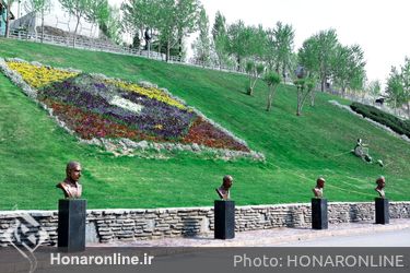 نصب سردیس شهدا در بوستان جوانمردان