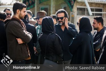 تشييع پيكر مرحوم افشين يداللهي از مقابل تالار وحدت