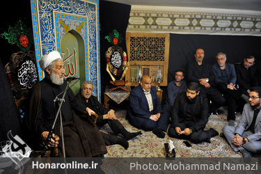 مراسم گرامى‌داشت هفتمین شب شهادت امام حسین (ع) در موسسه توسعه هنرهای معاصر